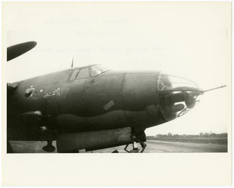 Front right side (slightly oblique) view of the Martin B-26 Marauder ...