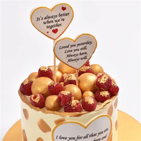 Online Premium Love Quotes Cake Gift Delivery in UAE - FNP