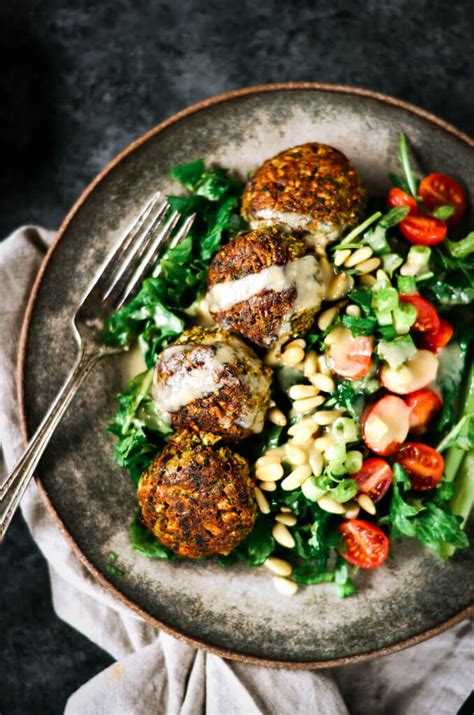 Perfect Whole30 Blender Cauliflower Falafel Tahini Bowl - Paleo Gluten ...