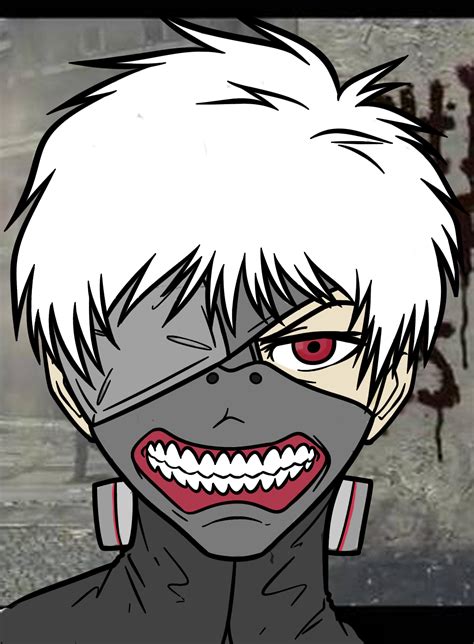 Ken Kaneki with Mask (Tokyo Ghoul) by AustinsAnime on DeviantArt