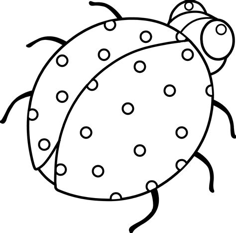 Free Ladybug Outline, Download Free Ladybug Outline png images, Free ClipArts on Clipart Library