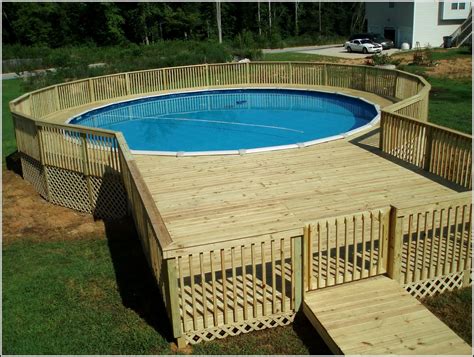 24 Above Ground Pool Deck Plans - Decks : Home Decorating Ideas #rvPkN5Pw2Y