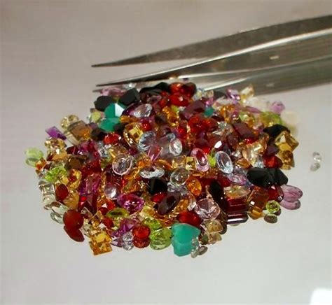 100+ CT MIX LOT LOOSE FACETED NATURAL GEMSTONES MIXED GEMS WHOLESALE ...