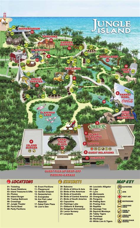 Click on the image below to download a printable PDF map of Jungle Island! https://www.jungle ...