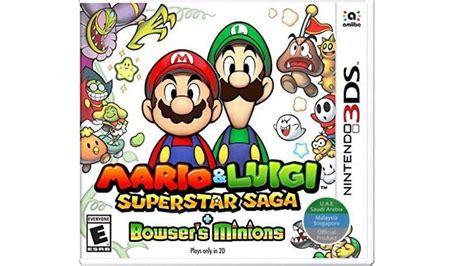 Mario Luigi Superstar Saga Bowser's Minions Nintendo 3DS Nintendo Of ...