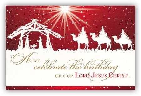 Celebrate the Birthday of Jesus Christ Box of 20 Christmas Cards ...