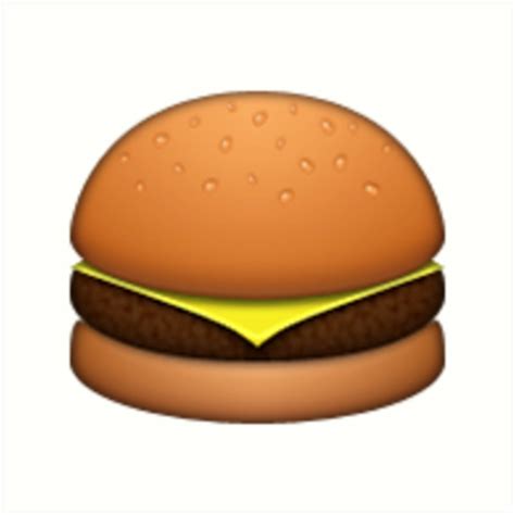 "Cheeseburger Emoji" Art Prints by nojams | Redbubble