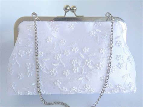 White lace clutch purse bridal clutch purse white lace | Etsy