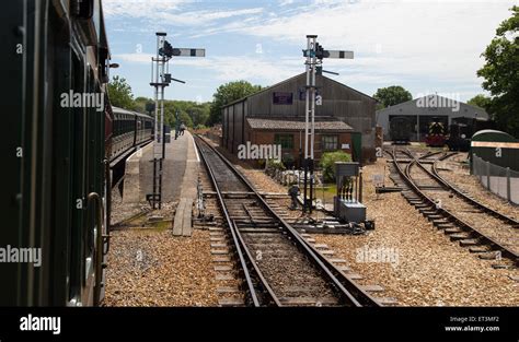 Steam Railway on the Isle of Wight Stock Photo - Alamy