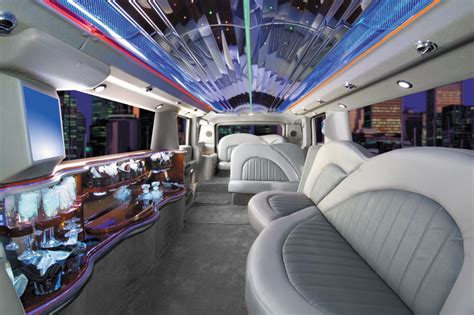 SPORTS CARS: hummer limousine interior