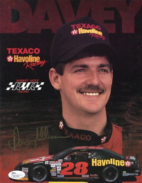 Davey Allison Signed Photo - Autographed Racing Photos