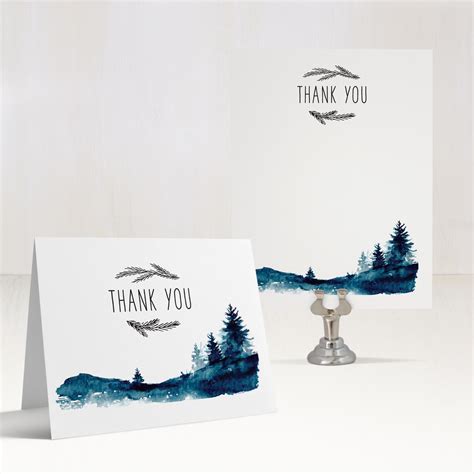 Blue Mountain Customizable Thank You Cards | Beacon Lane