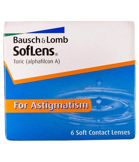 Bausch & Lomb Softlenses Toric Monthly Disposable Cylindrical Contact ...