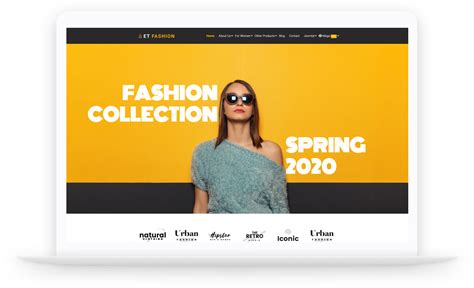 ET Fashion – Free Responsive Fashion Website template
