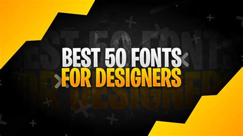 Best 50 Fonts Pack For Designers 2020 - Motioneditz