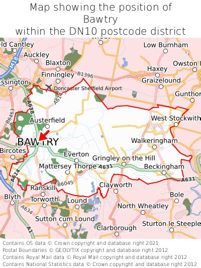 Where is Bawtry? Bawtry on a map