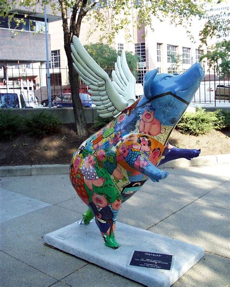 A Cincinnati Flying Pig. These were all over downtown and later sold to individuals and ...