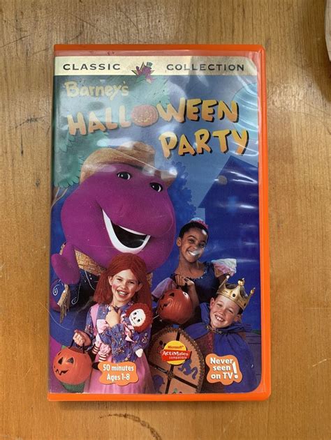 Barney & Friends VHS Tape Barneys Halloween Party 1998 | Etsy | Barney & friends, Barney party ...