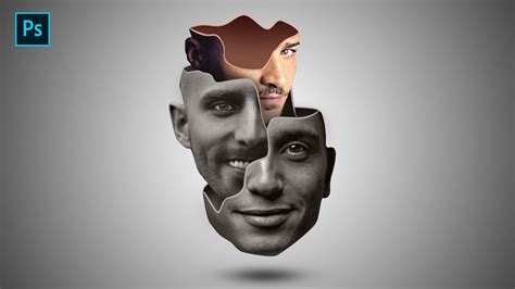 CREATIVE FACE MANIPULATION EFFECT | PHOTOSHOP MANIPULATION | PHOTOSHOP ...