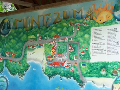 Montezuma Tourist Map - Montezuma Costa Rica • mappery