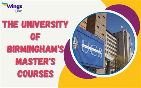 University of Birmingham Masters Courses List & Details! | Leverage Edu