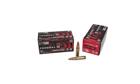 Federal 5.7x28mm CASE 40 Grain FMJ - 500 Rounds (CASE) [NO TAX outside ...