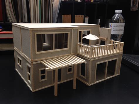 Balsa wood model house plans