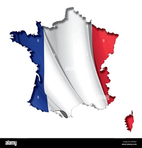 French Flag Map