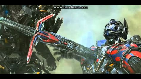 Transformers: Age of Extinction - CLIP: Optimus vs. Lockdown Final Fight - YouTube