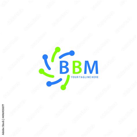 BBM logo design initial creative letter on white background. BBM vector logo simple, elegant and ...