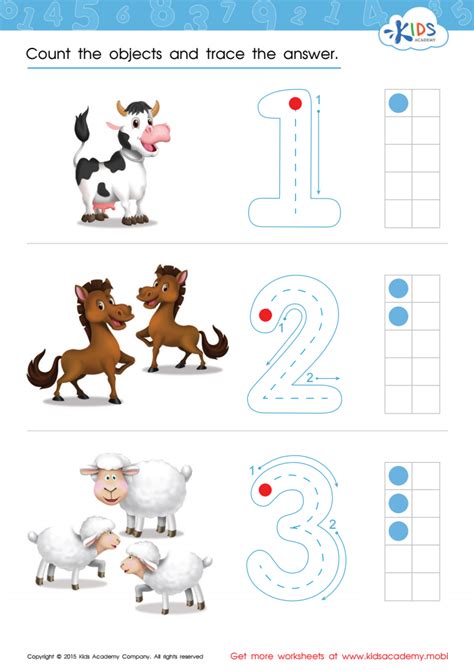 Match Numbers 1 3 Worksheet Identifying Numbers 1 To 3 Worksheets For | Images and Photos finder