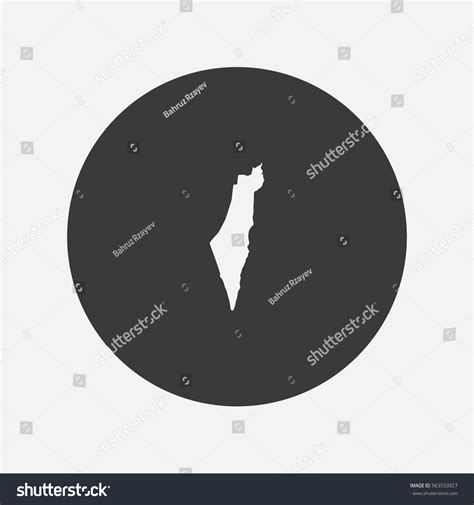 Map Israel Vector Illustration Stock Vector (Royalty Free) 563533927 ...