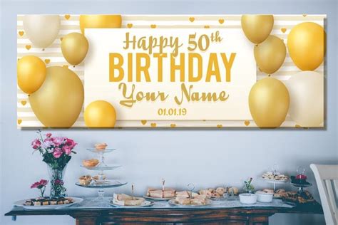 62 50Th Birthday Banner With Picture – PICS AESTHETIC