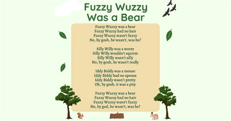 Fuzzy Wuzzy Was a Bear Lyrics, Origins, and Video