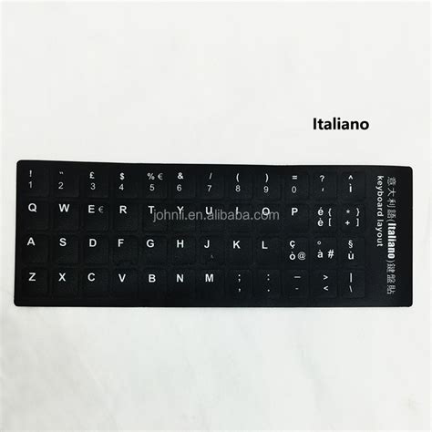 Italy Ltaliano Language Keyboard Layout Sticker For Computer Desktop Laptop Keyboard ...