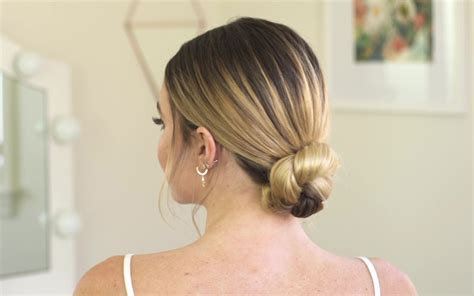 How To Create a Sleek Knotted Low Bun: Hailey Bieber Inspired Hairstyle