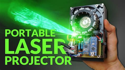 Making a Laser Projector from a Hard Drive