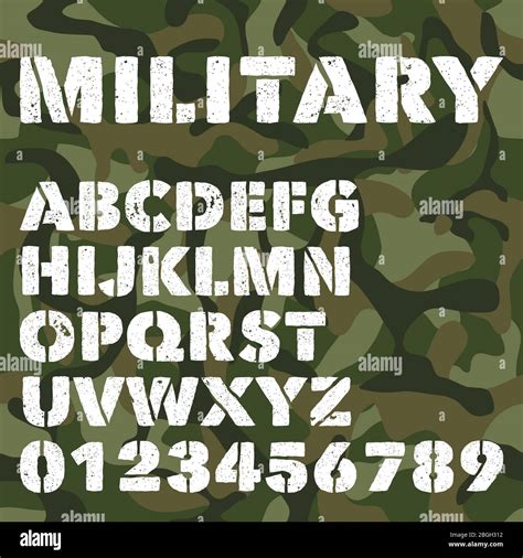 One Army Alphabet Stencils Alphabet Stencils Lettering Alphabet | Images and Photos finder