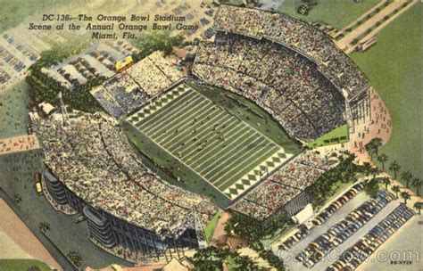 The Orange Bowl Stadium Miami, FL