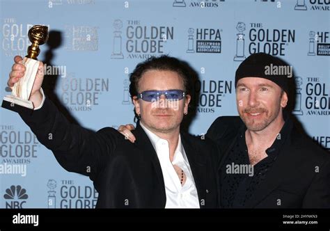 BONO & THE EDGE ATTENDS THE 60th ANNUAL GOLDEN GLOBE AWARDS AT THE ...