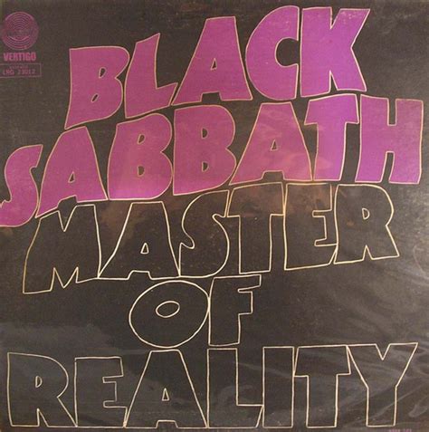 Black Sabbath - Master Of Reality (Vinyl, LP, Album, Reissue) | Discogs