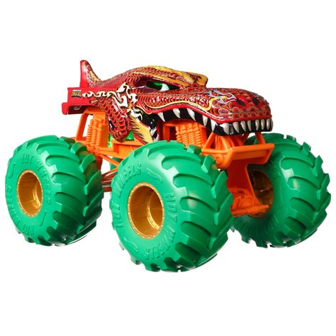 Hot Wheels Monster Trucks Mega-Wrex 1:24 Scale Vehicle - Walmart.com