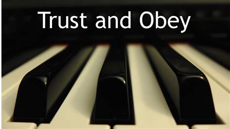 The story behind the hymn “TRUST AND OBEY”