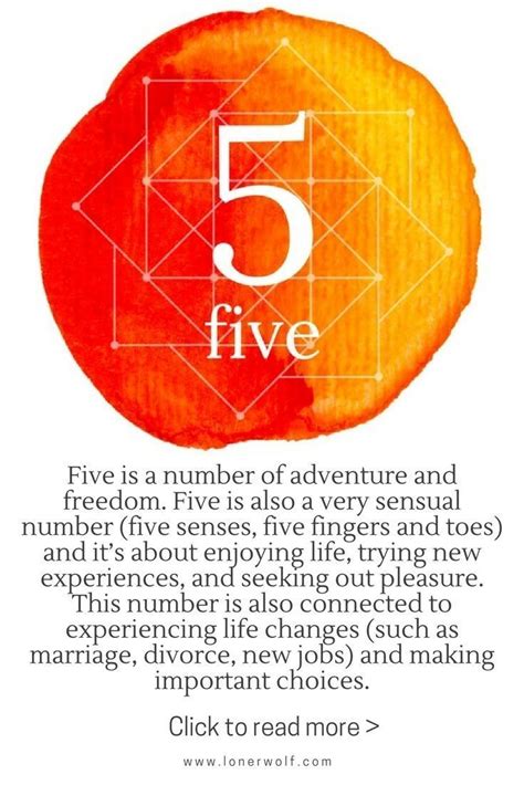 The mystical meaning of number 5: adventure, freedom, sensuality ...