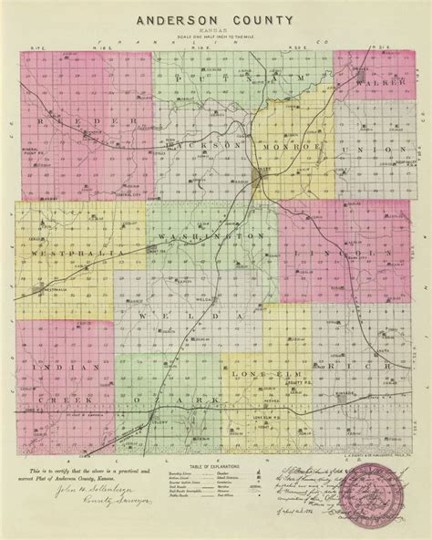 Anderson County Extinct Towns – Legends of Kansas