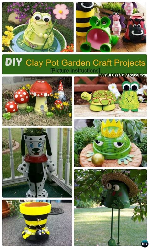 DIY Clay Pot Garden Craft Projects [Picture Instructions]