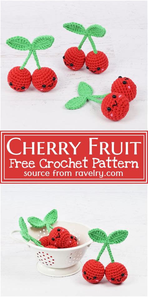 12 Beautiful Free Crochet Fruit Patterns For Home Decor