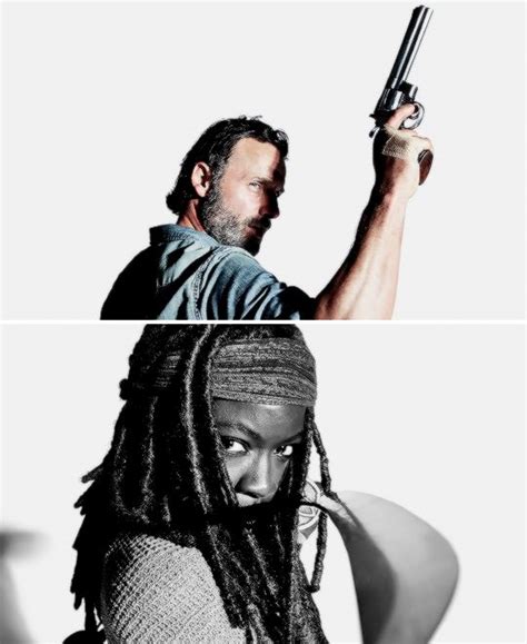 Pin on Michonne and rick