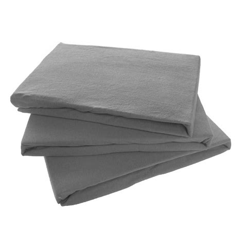 100% Cotton | Jersey | Grey | Fitted | Sheet | | Tonys Textiles