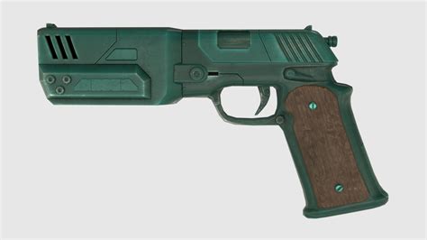 D Model Low Poly Pistol With Pbr Materials Vr Ar Low Poly Cgtrader | My XXX Hot Girl